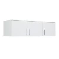 Aufsatzschrank Lasse Weiss - Weiss/Grau, Konventionell, Holz/Kunststoff (135/40/55cm) - Mömax