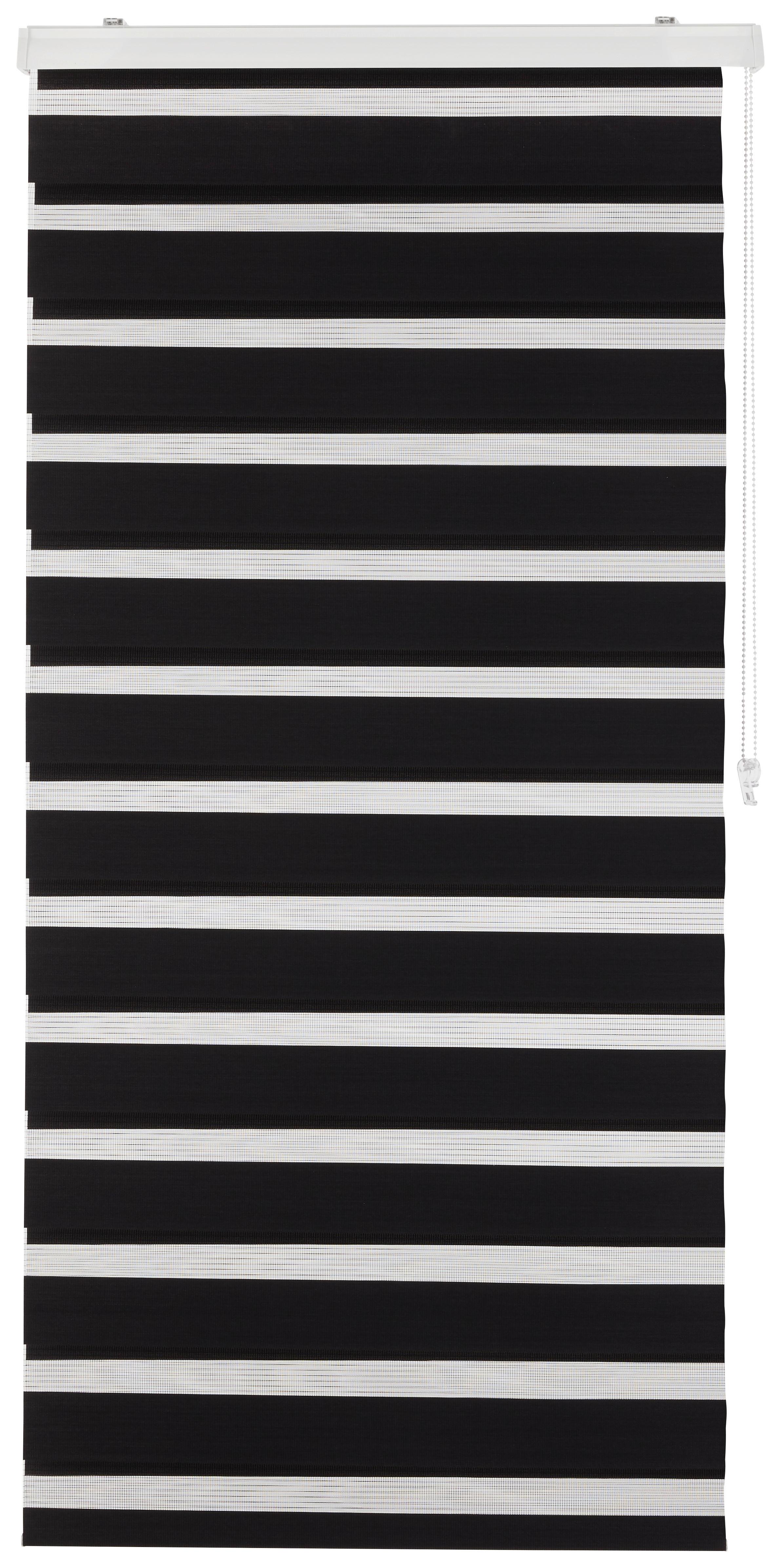 Dvojni Rolo Thomas, 80x160cm, Črna - črna, umetna masa/tekstil (80/160cm) - Premium Living