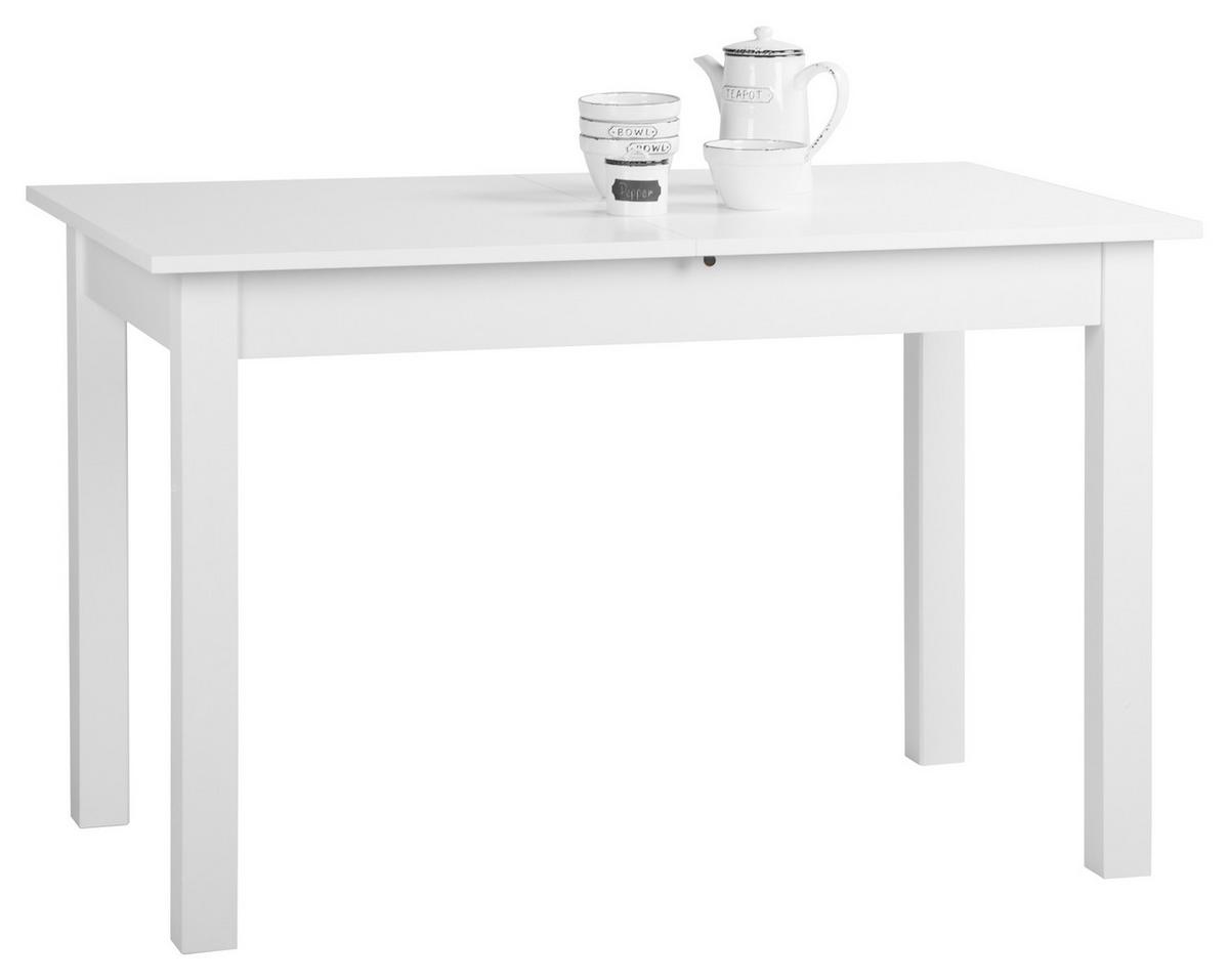 STÓŁ DO JADALNI COBURG 120 - biały, Design, materiał drewnopochodny (120/70/76,5cm) - Carryhome