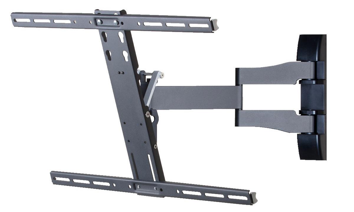 TV-Wandhalter WS 100 ca. 62x42 cm Schwarz - Schwarz, KONVENTIONELL, Metall (62/42/49cm) - MID.YOU