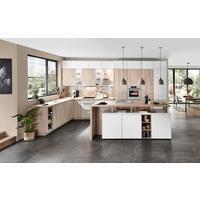 Kuhinja Touch - bijela/boje hrasta, Moderno, drvni materijal - Nobilia