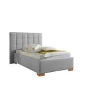 Polsterbett Cueno Grau ca. 100x200 cm - Naturfarben/Grau, MODERN, Holz/Textil (100/200cm) - Livetastic