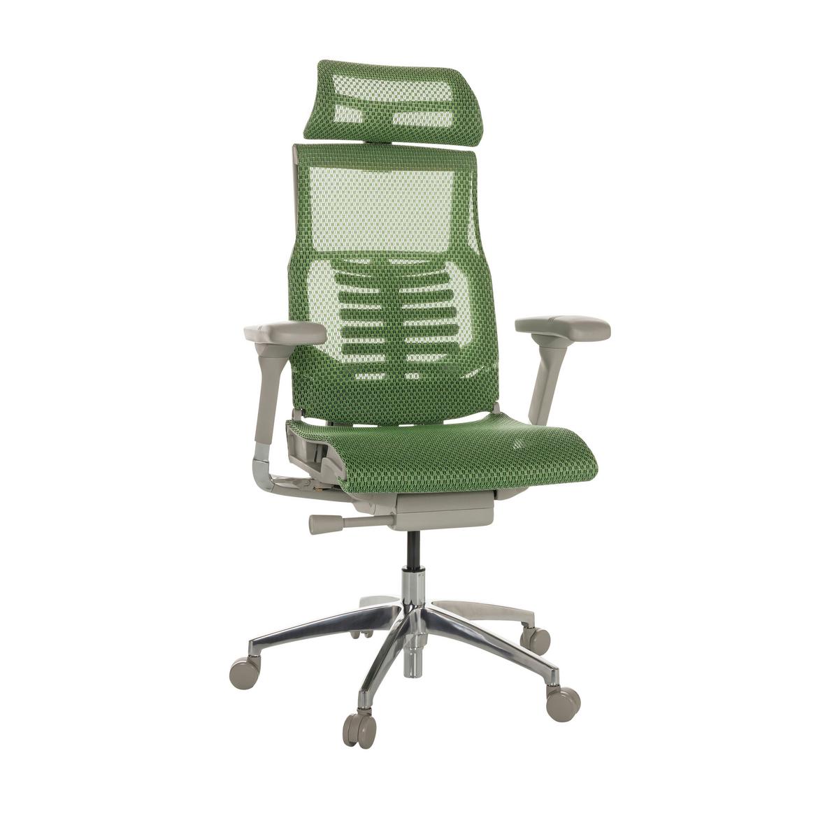 Pisarniški Stol Dynafit Ii G, Zelena - zelena/barve aluminija, Basics, kovina/umetna masa (67/119-135/60cm) - MID.YOU