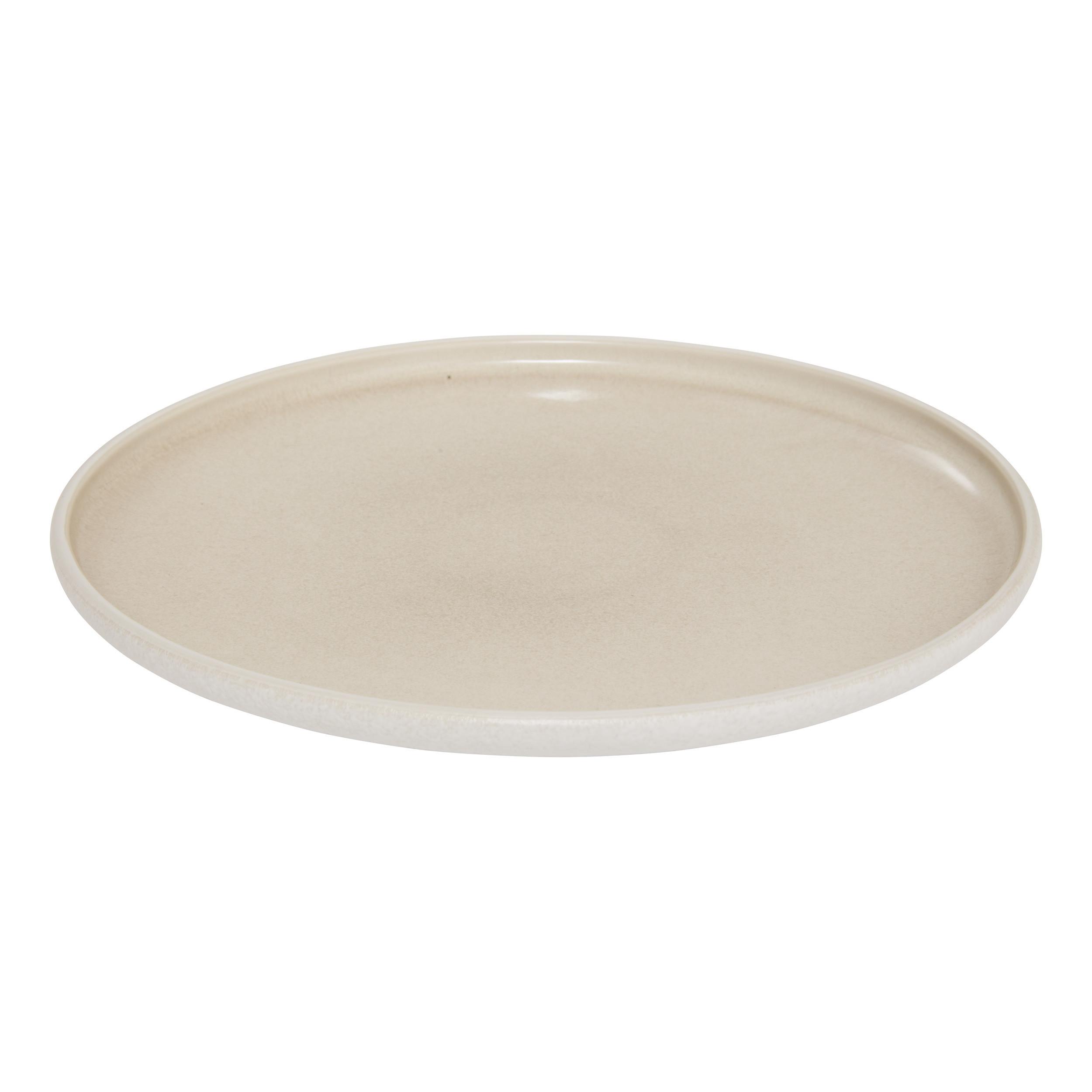 Tanjir Plitki Chiara - bež, Osnovno, keramika (27/2,5cm)
