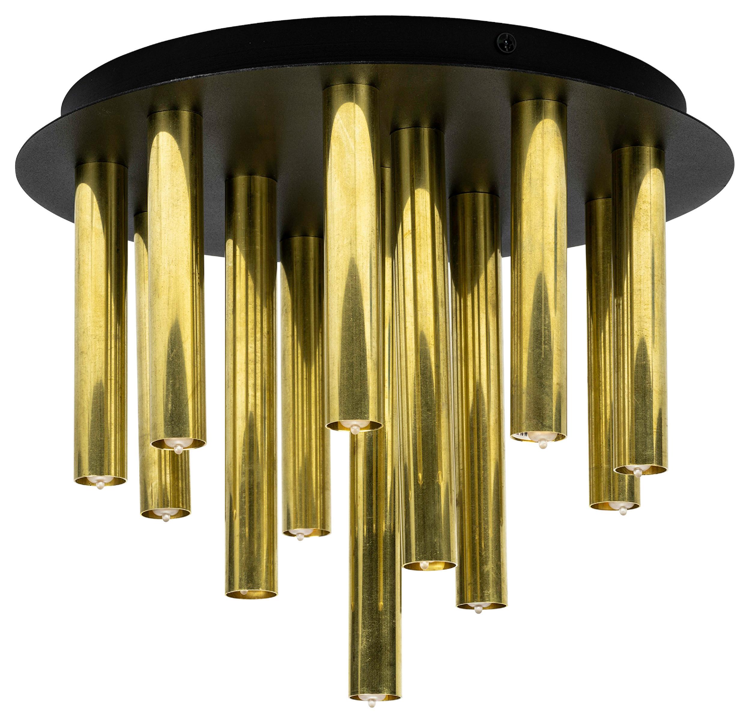 Deckenleuchte Gocce Ceiling Messingfarben max. 10 Watt - Messingfarben, Basics, Metall (35/35/29cm) - Markslöjd