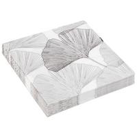 Servieta Kai - črna/bela, papir