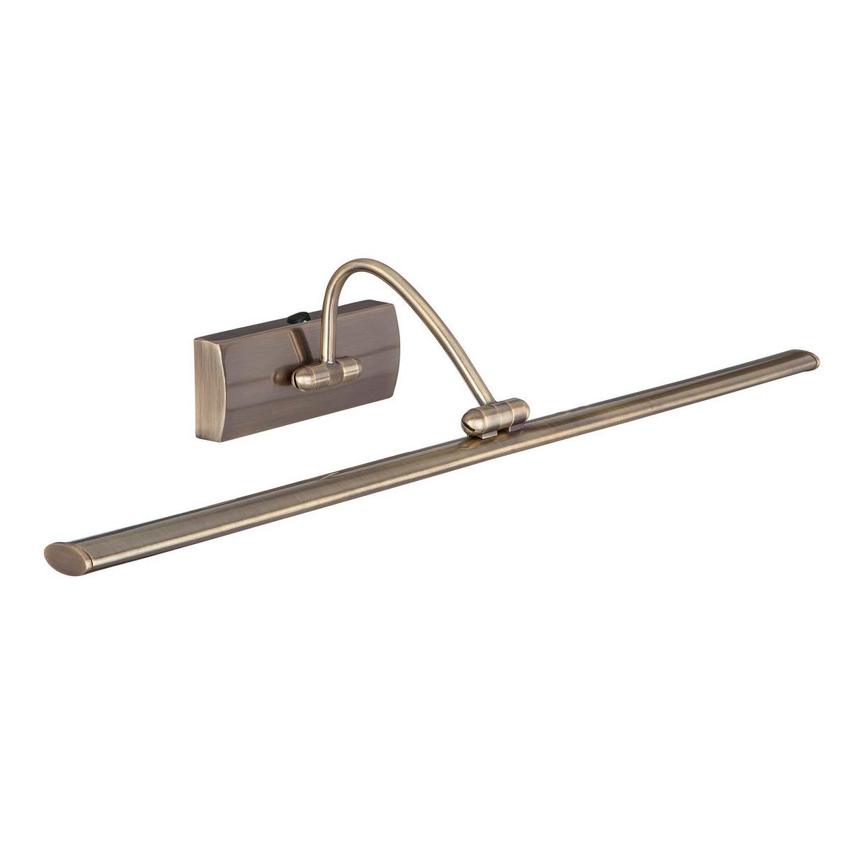 LED Képmegvilágító Lámpa Barcelona 2982-81ab - sárgarézszínű, Basics, fém (64/11/21cm)