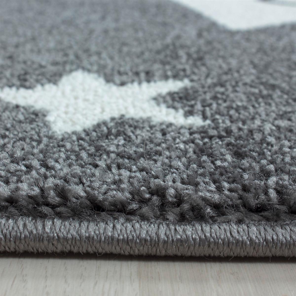 Otroška Preproga Kids, Siva, 140x200cm - siva, Trend, tekstil (140/200cm) - Ben'n'jen