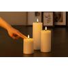 LED-LJUS FAIR - vit, plast/naturmaterial (7,5/20cm) - Mömax