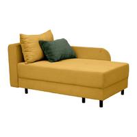 Liege Nova Senfgelb - Senfgelb/Schwarz, MODERN, Holz/Textil (85/62/145cm) - Mömax