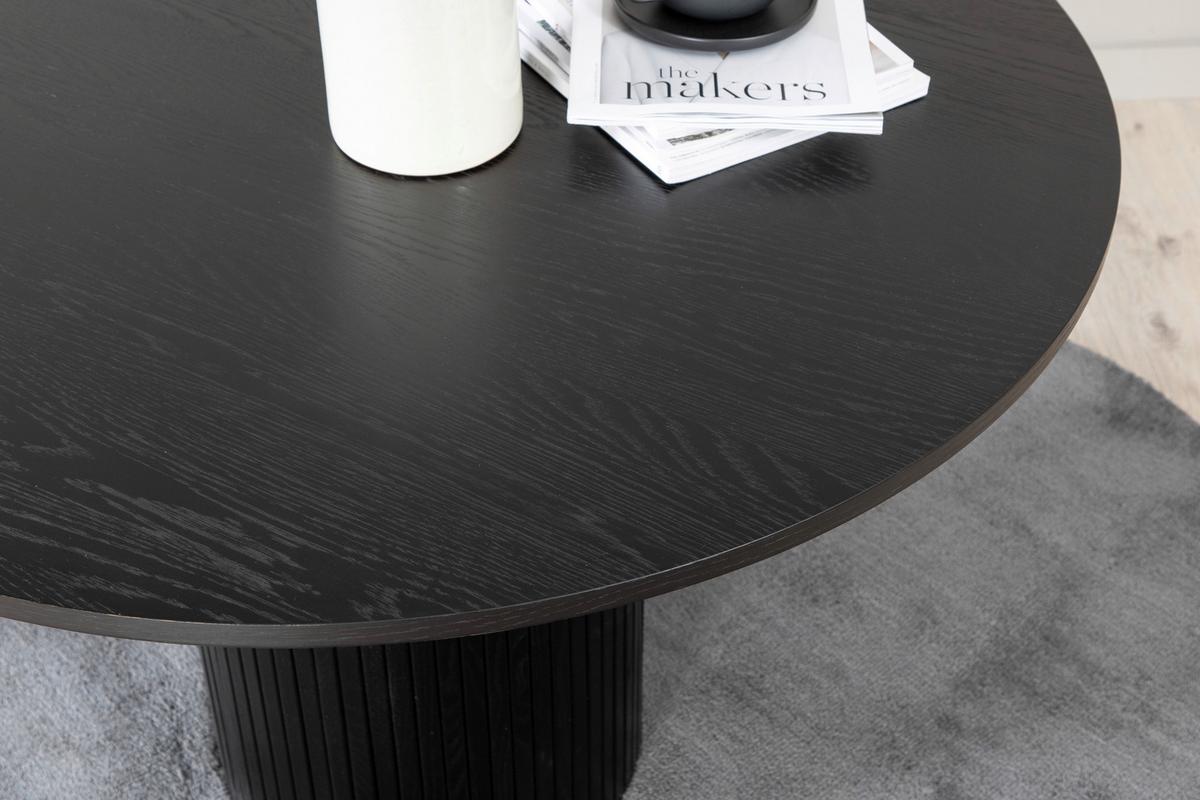 ESSTISCH BIANCA - Schwarz, Design, Holzwerkstoff (110/110/75cm) - Livetastic