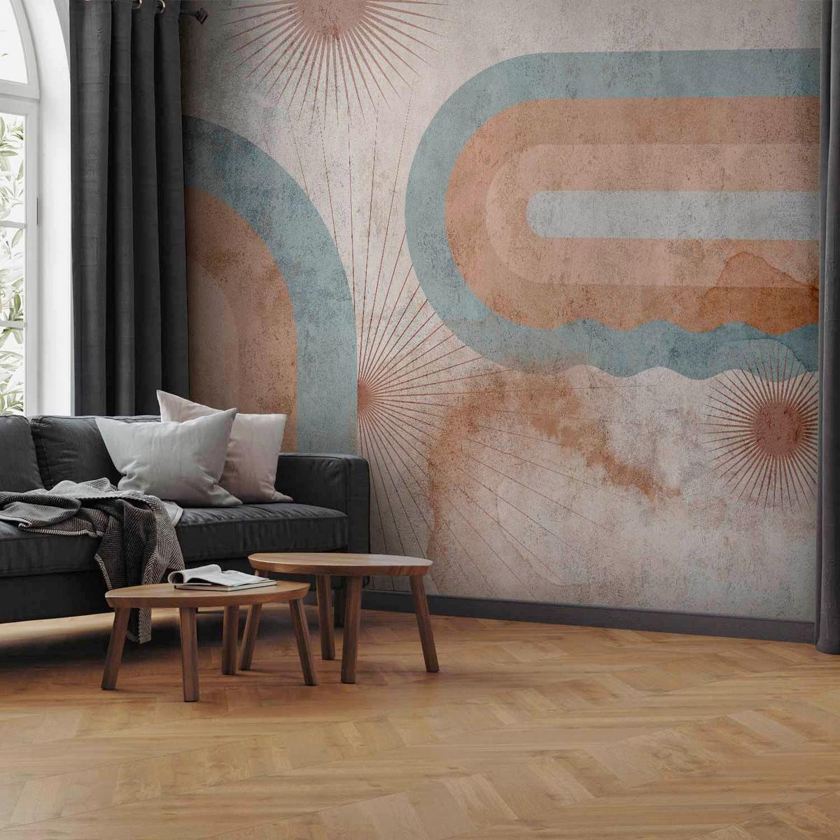 Fotótapéta Hde-Lft2170 - pasztellkék/korall, Lifestyle, textil (200/140cm) - artgeist
