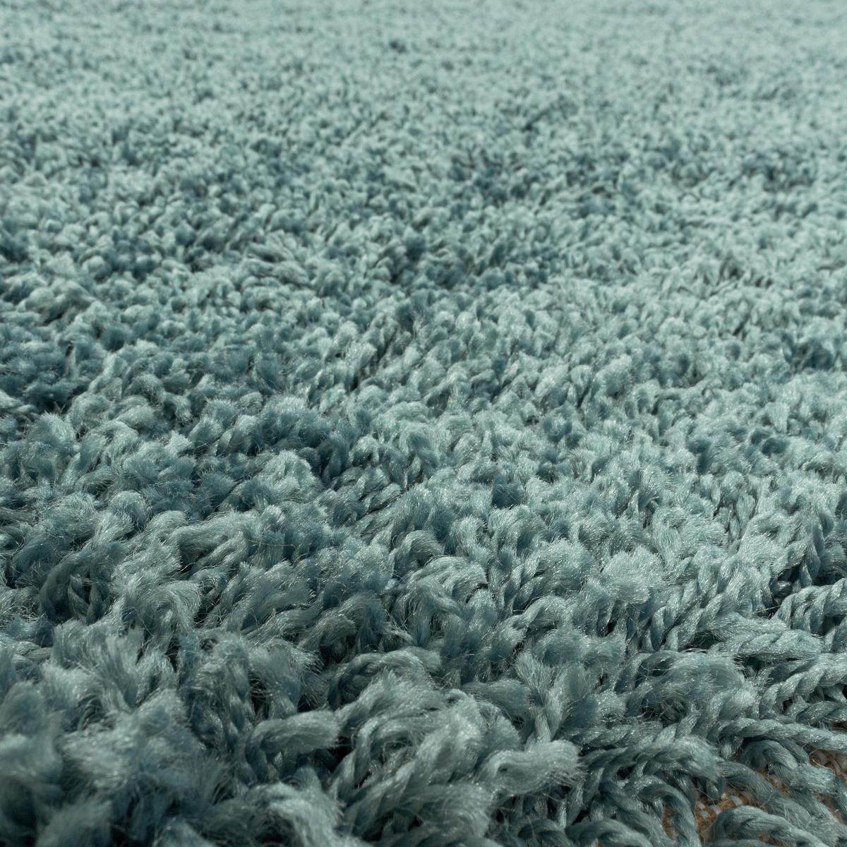 Preproga Z Visokim Florom Sydney, Modra, 100x200cm - svetlo modra, Basics, tekstil (100/200cm)