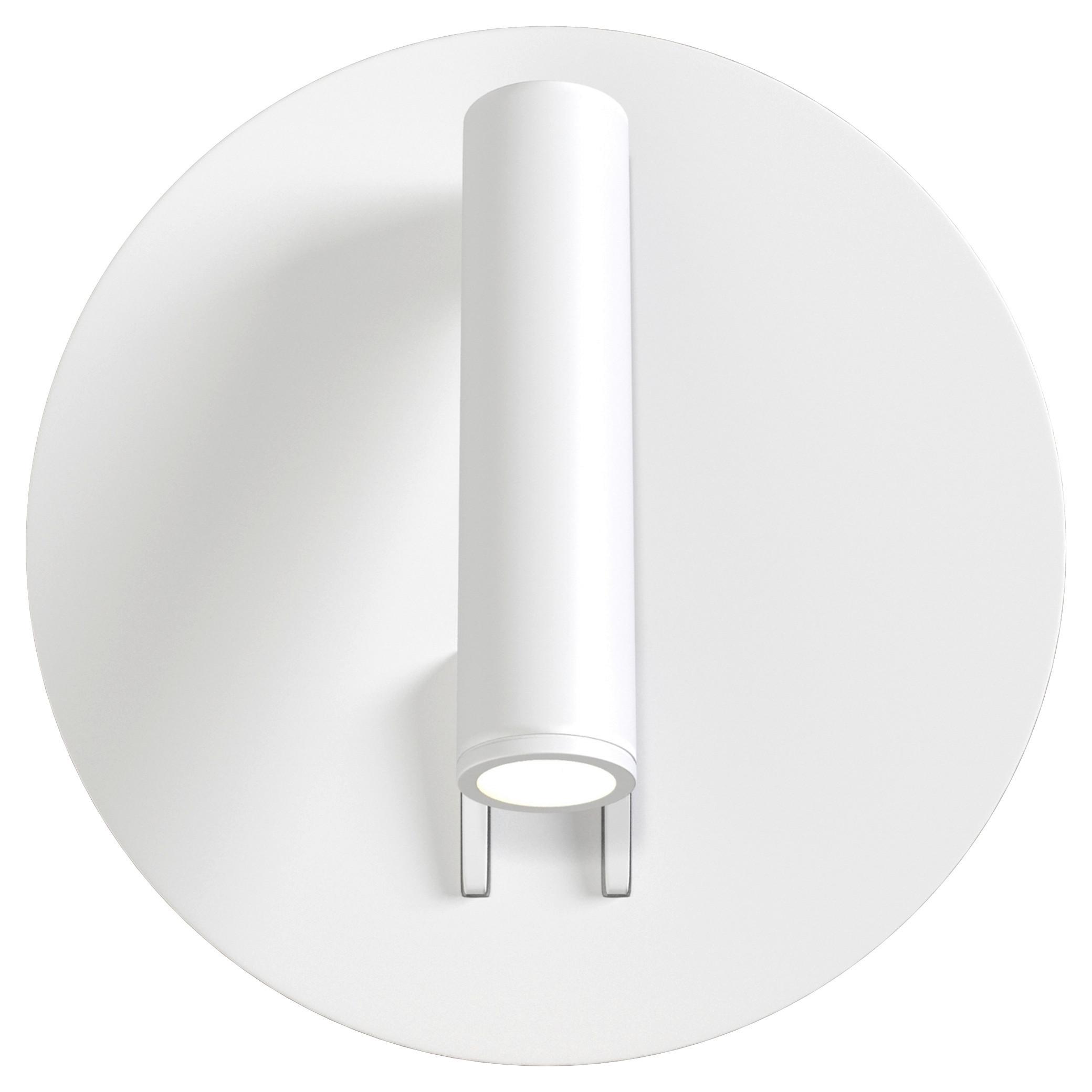 Wandleuchte IOS Weiß max. 10 Watt - Weiß, Basics, Kunststoff/Metall (6,5/14/14cm) - MAYTONI