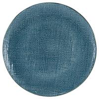 Lapostányér Canvas - kék, kerámia (28/28/3cm) - Premium Living