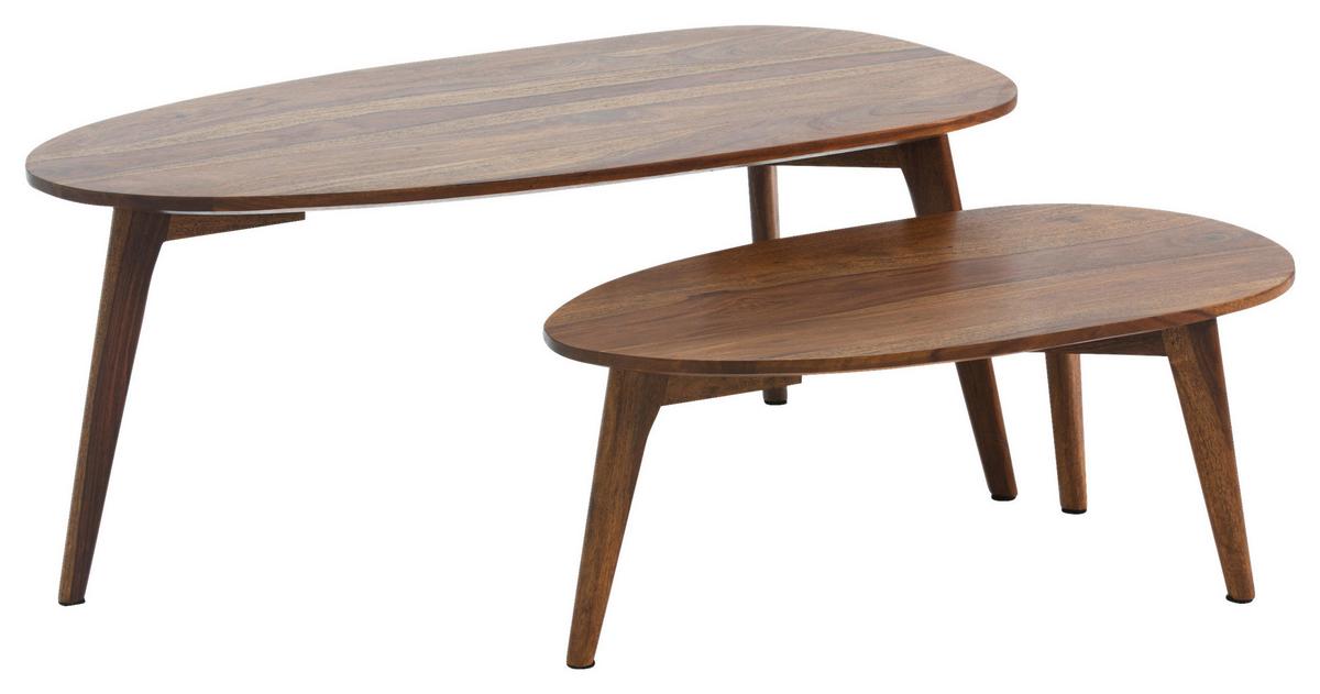 Klubska Miza Wl6.724 - rjava, Design, les (100/50/42cm) - P & B