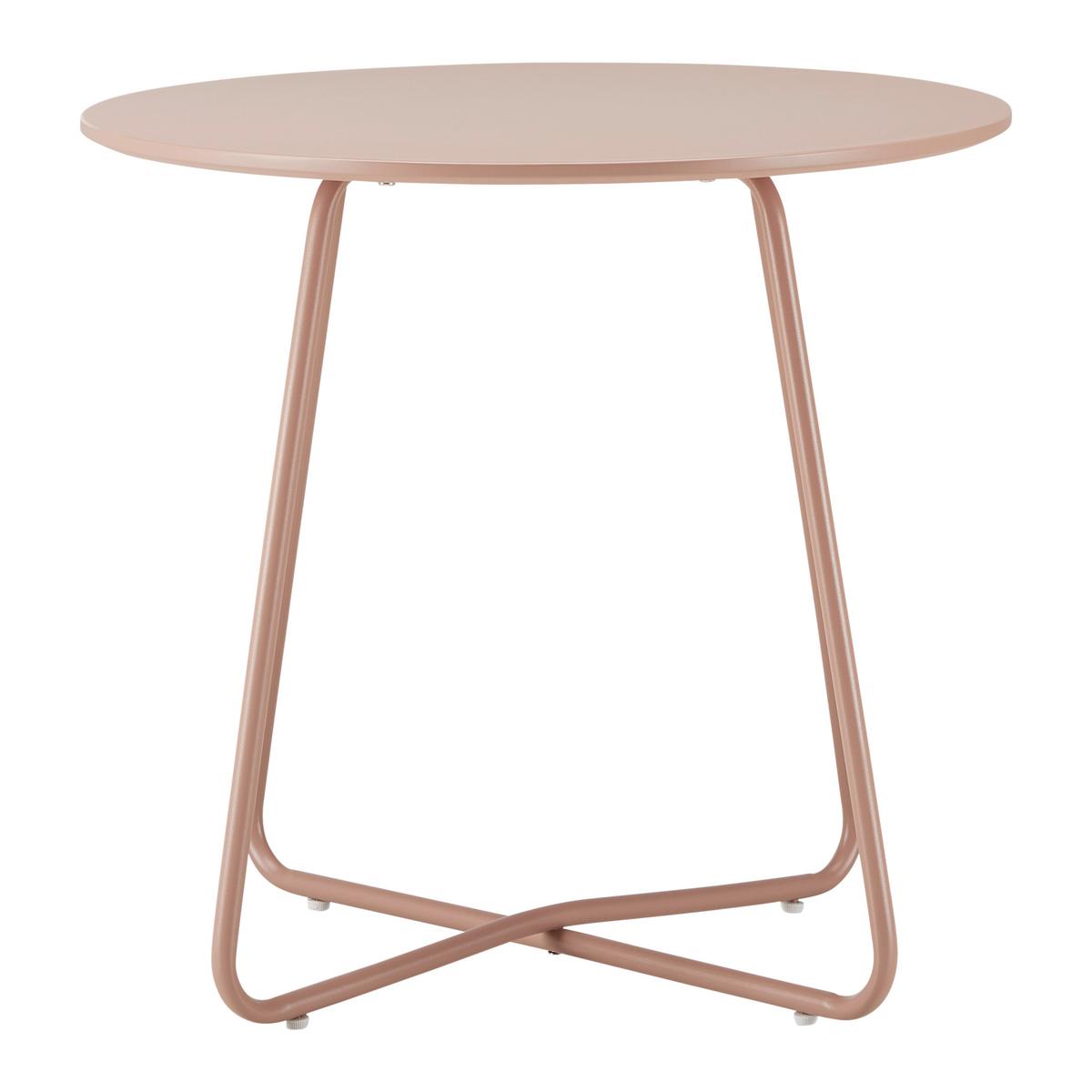 Kindersitzgruppe Casey Rosa Kunststoff/Metall - Rosa, MODERN, Kunststoff/Metall (60/56/60cm) - Bessagi Kids