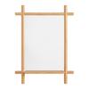 SPEGEL BONNIE -BASED/SB- - naturfärgad, Modern, trämaterial/trä (55/74/12cm) - Based