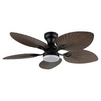 DECKENVENTILATOR 03672B ELISE - opale/noir, Konventionell, matière synthétique/métal (107/28,5cm) - Globo