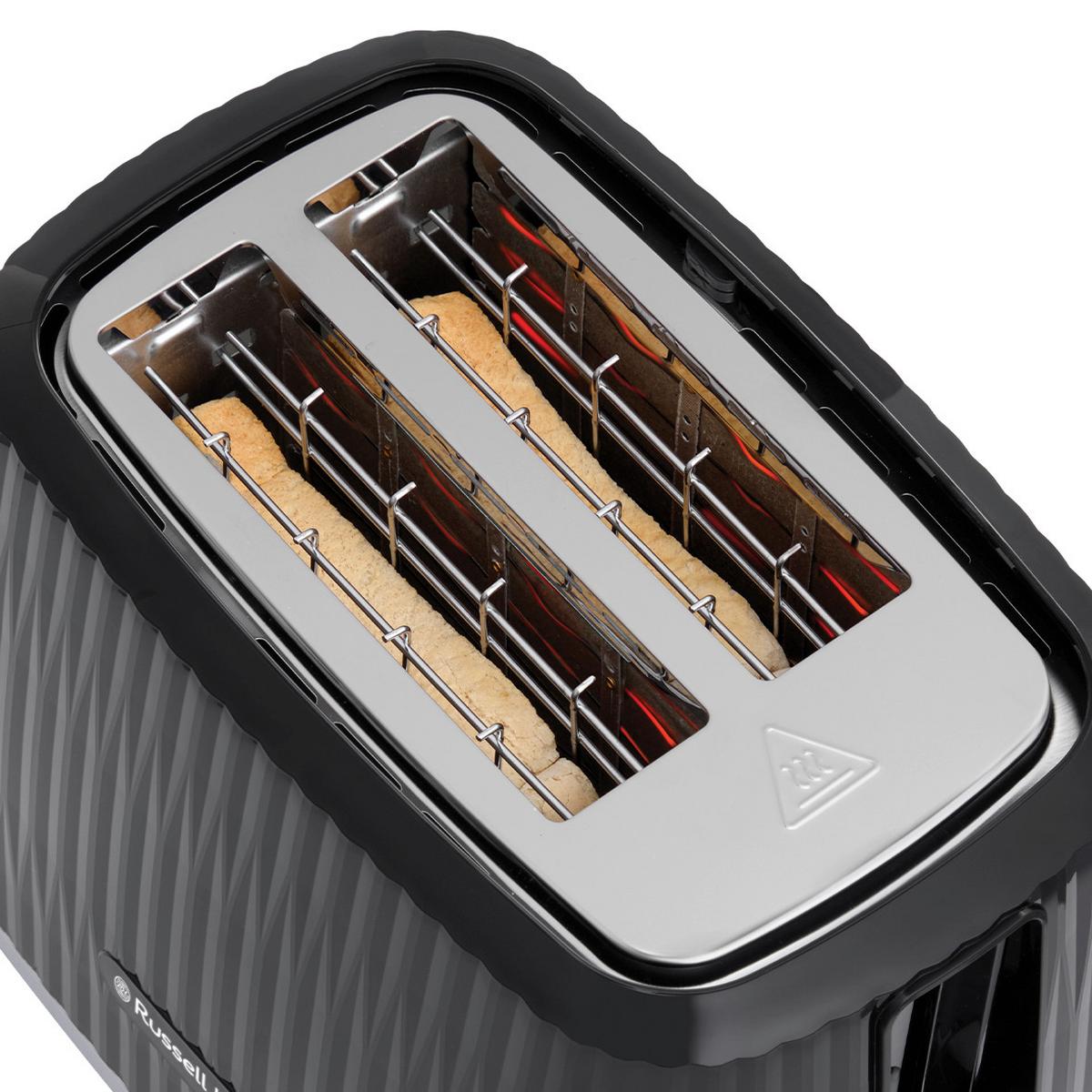 Kenyérpirító Russell Hobbs Eden - fekete, Modern, műanyag (32,8/20,8/21,2cm) - Russell Hobbs