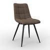 STOL SURI - ljusgrå/brun, Modern, metall/trä (46/88/62cm) - Bessagi Home