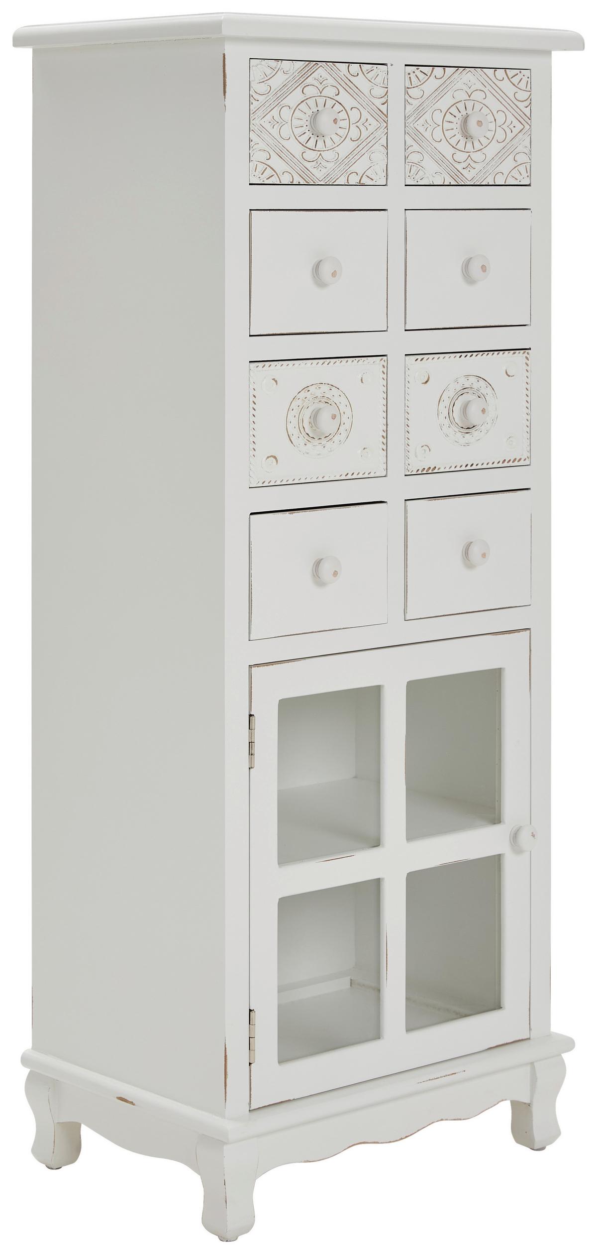 KOMODA CELIN - biały, Romantik / Landhaus, materiał drewnopochodny/drewno (50/120/35cm) - Landscape