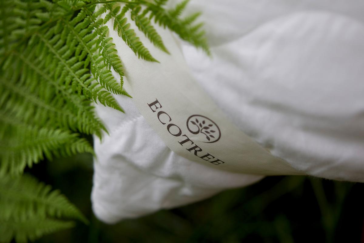 Kopfpolster Bamboo in Weiß ca. 80x80cm - Weiß, MODERN, Textil (80/80cm) - ecoTree