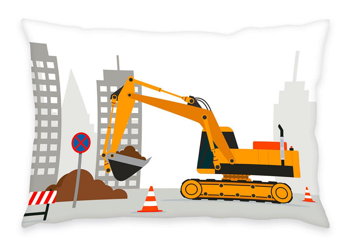 POŚCIEL NIEMOWLĘCA 2485207063 BAUSTELLE BETTW. - różnokolorowy, Basics, tkanina (100/135cm) - baby best