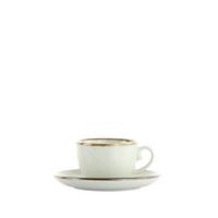 Espressotasse mit Untertasse Capri Creme - Creme, Modern, Keramik - Mömax