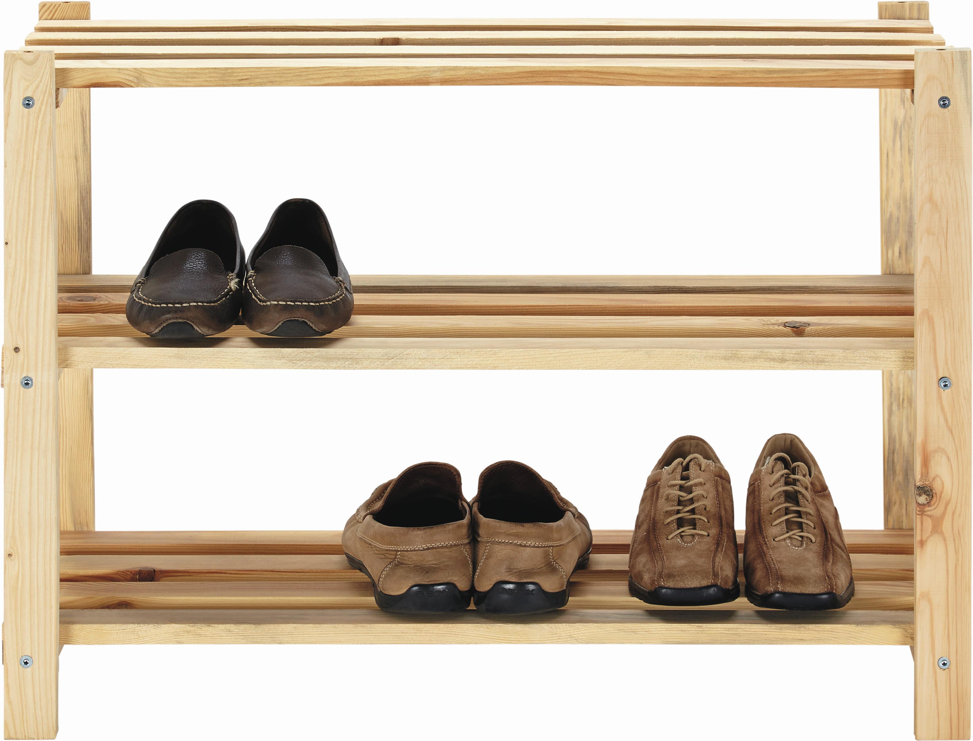 Schuhregal in Kieferfarben - Kieferfarben, KONVENTIONELL, Holz (75/55/30cm) - Mömax
