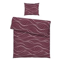 BETTWÄSCHESET WAVES - Beere, Textil (160/210cm) - Modern Living