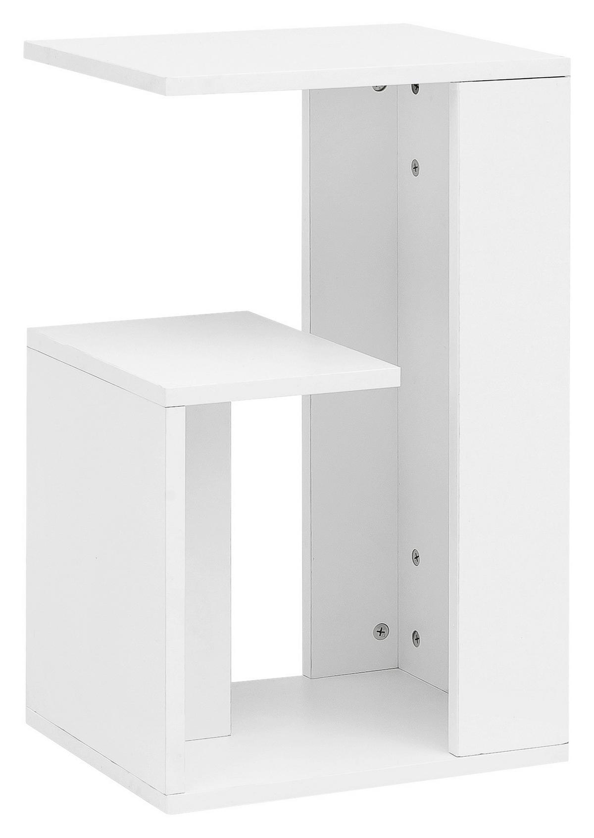 Kisasztal Mid.you - fehér, Design, faalapú anyag (30/35/61cm) - MID.YOU