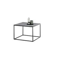 STOLIK KAWOWY FARGO - czarny/szary, Design, metal/szkło (60/60/45cm) - Xora