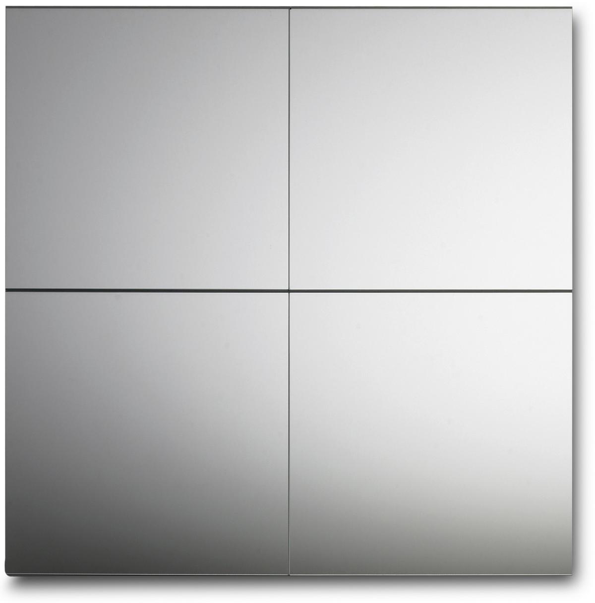 Set Zrcalnih Ploča Quattro - Moderno, staklo (30/30cm) - Modern Living