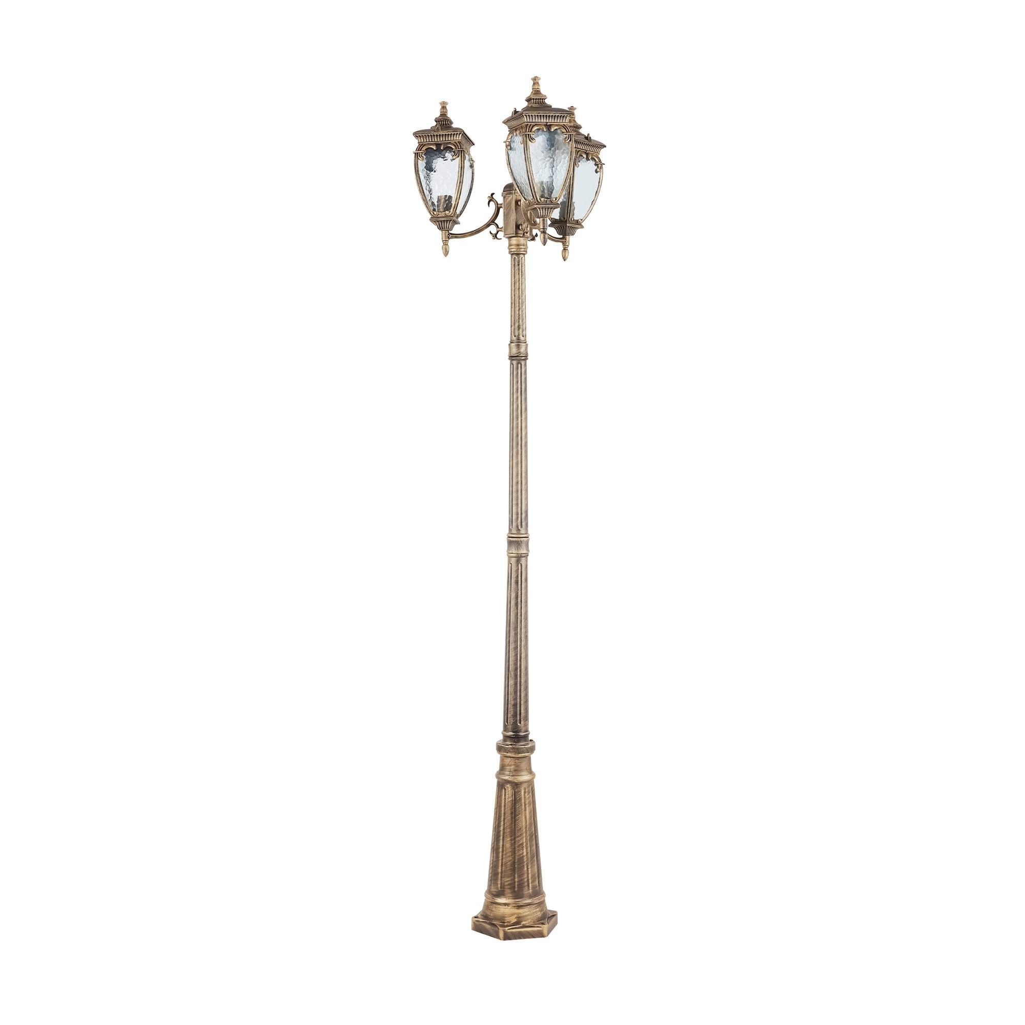 Wegeleuchte Fleur Goldfarben max.60 Watt - Goldfarben/Schwarz, Trend, Metall (57/239cm) - MAYTONI