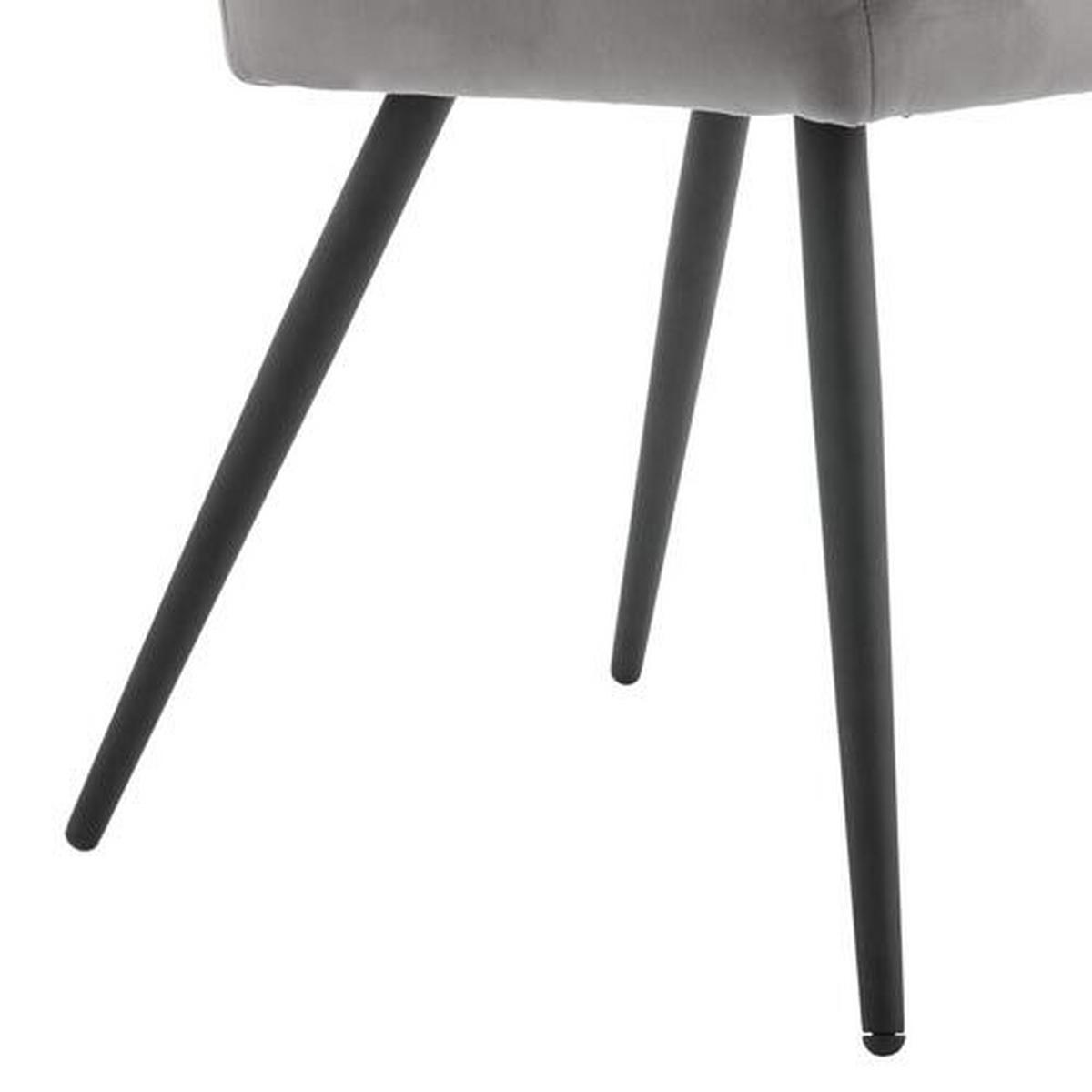 KRZESŁO Z PODŁOKIETNIKAMI ACTOR - czarny/szary, Trend, metal/drewno (54/86/60cm) - Livetastic