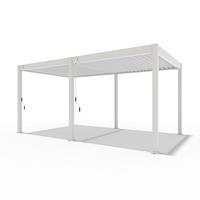 Pergola Trumpf, Biserna Barva, 3x5,3m - biserna, Basics, kovina (300/255/530cm) - Gardenson
