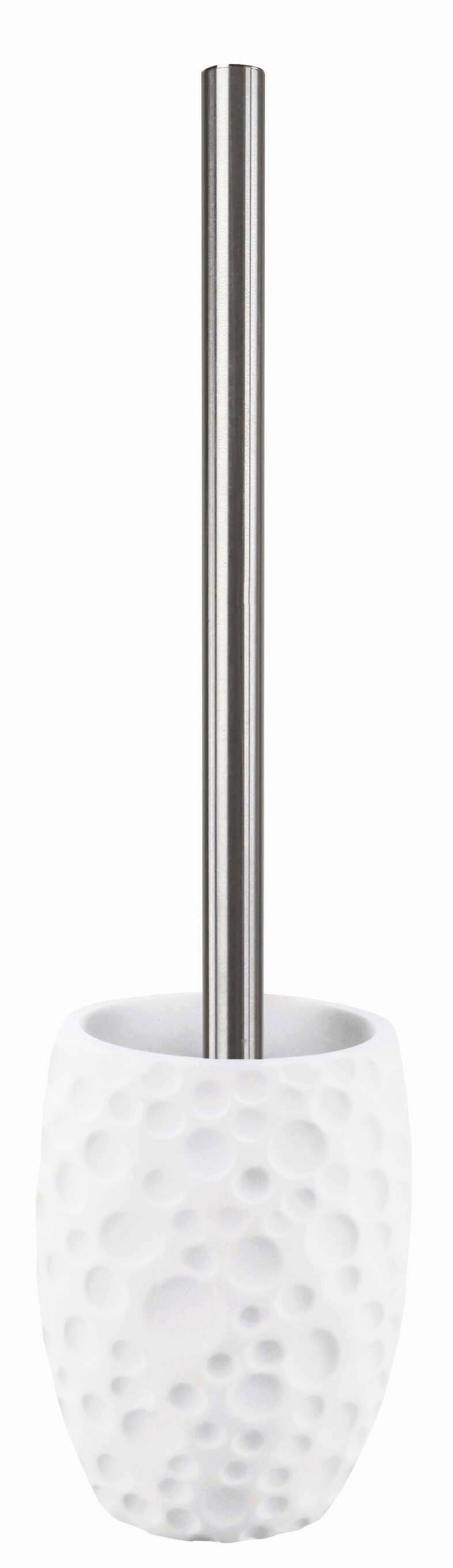 KOMPLET DO WC MOON - biały, Design, tworzywo sztuczne (9,5/37cm) - Kleine Wolke