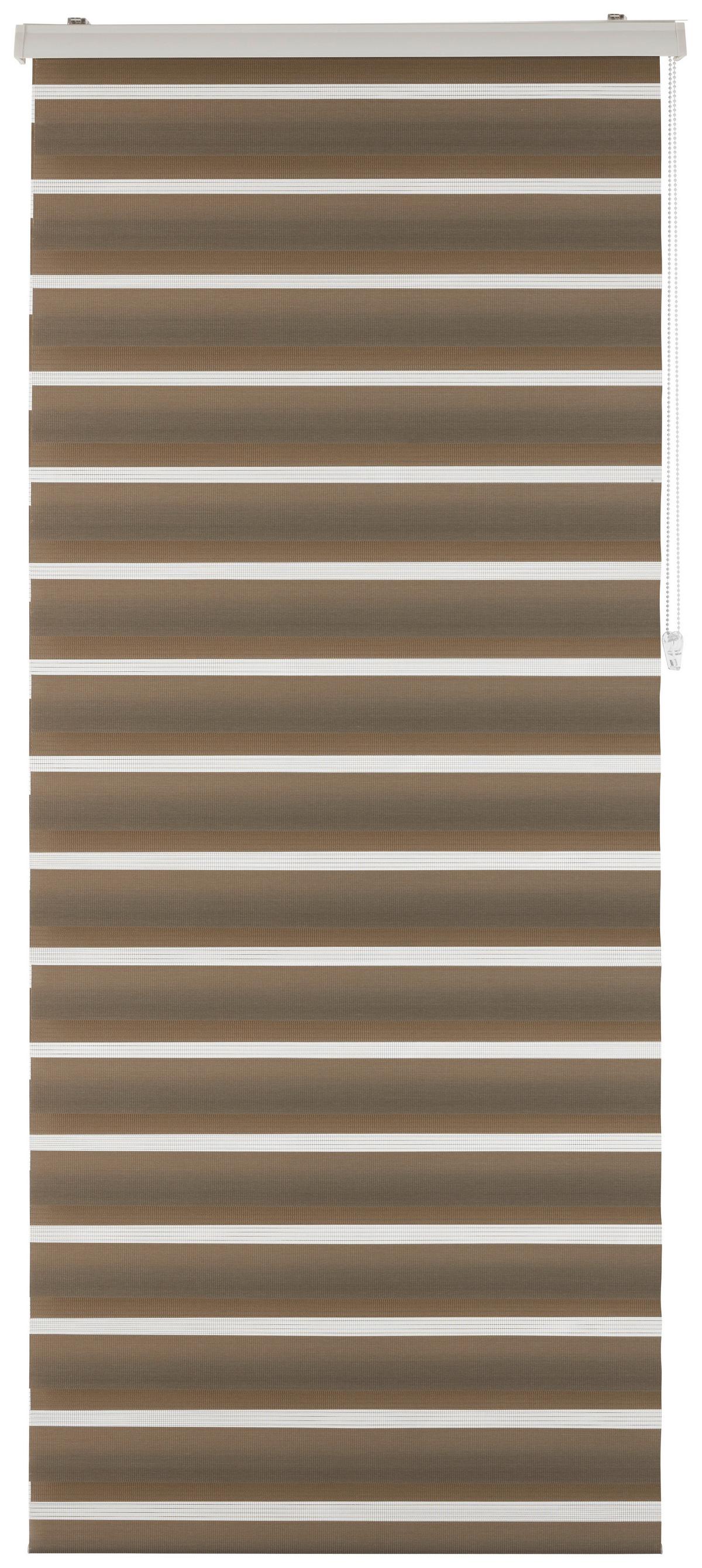 Rulou zebră Thomas - taupe, plastic/textil (90/210cm) - Premium Living