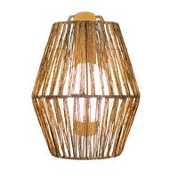 LAMPA ZEWNĘTRZNA LED LUMSIS025XXWLNW SISINE 25 - Natur, materiały naturalne (22.5/24.5/11.5cm) - Newgarden