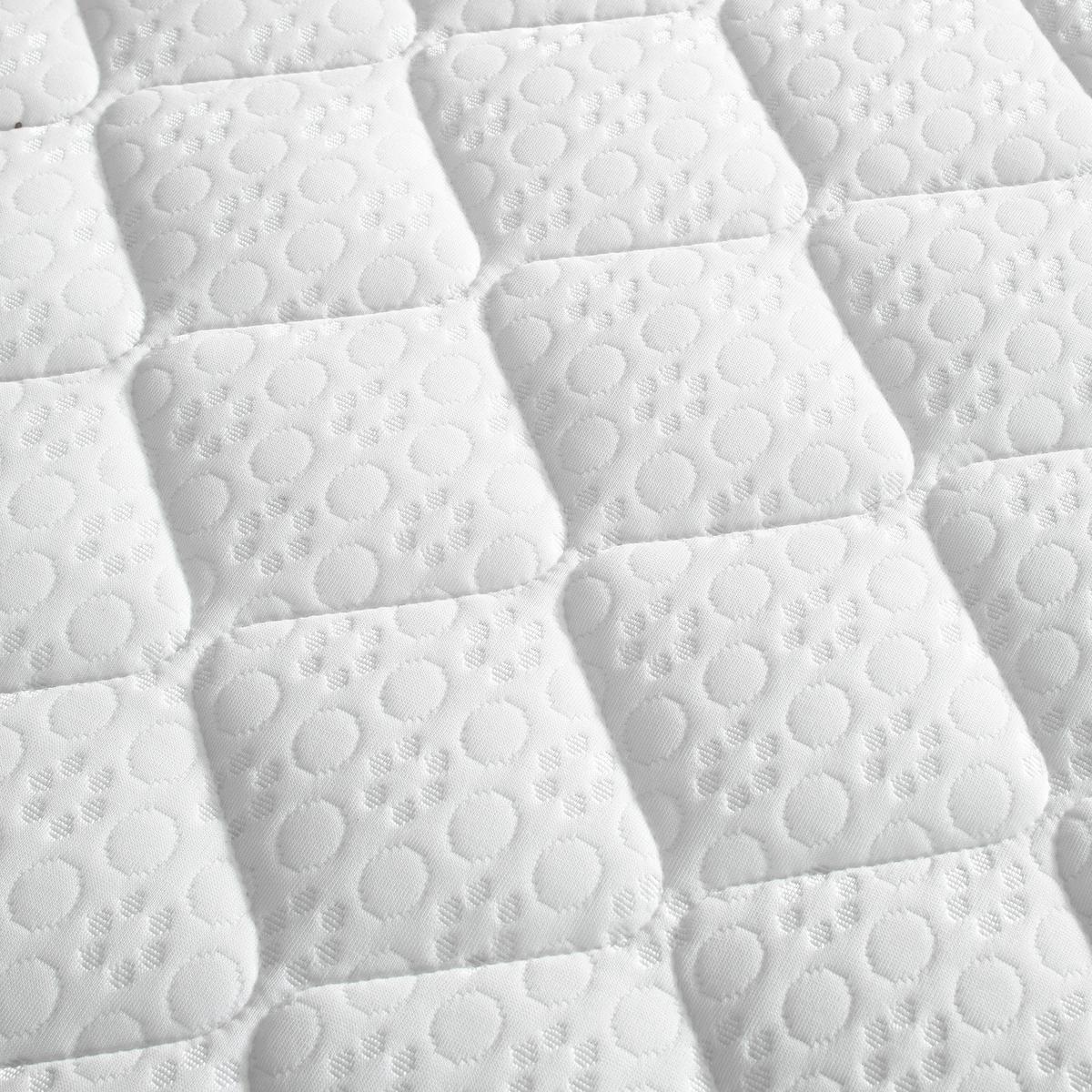 Boxspringbett Carolina Eiche/Grau ca. 120x200cm - Eichefarben/Beige, KONVENTIONELL, Holz/Textil (120/200cm) - ecoTree