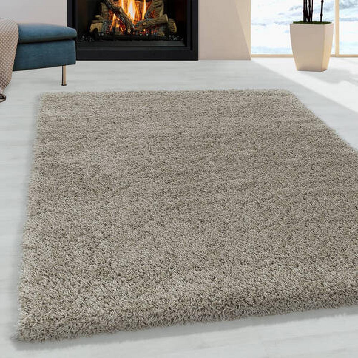 Hochflorteppich Sydney Naturfarben ca. 200x290cm - Naturfarben, Basics, Textil (200/290cm)