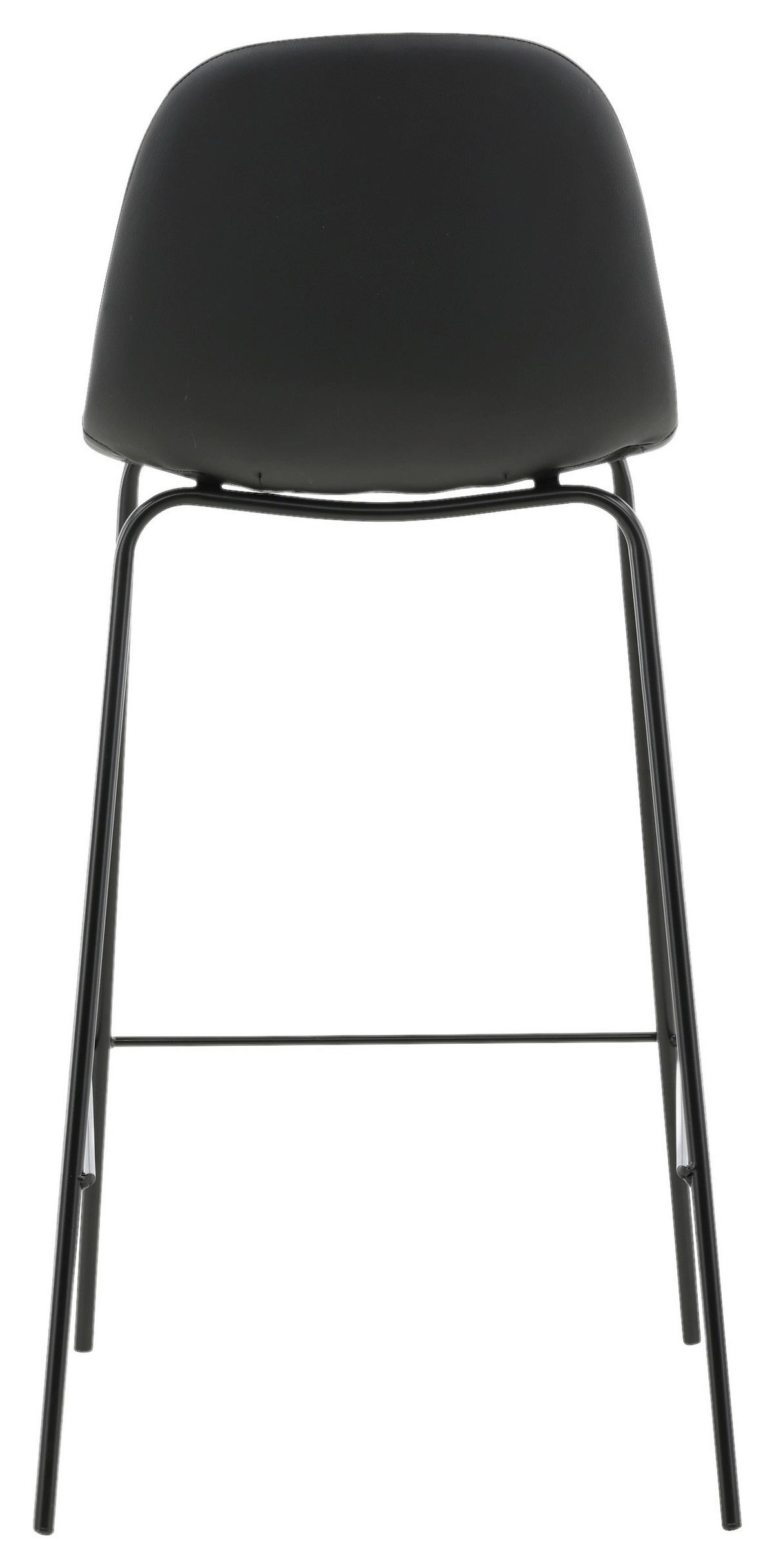BARHOCKER-SET POLAR - Schwarz, Design, Kunststoff/Textil (41,5/105/43cm) - Livetastic