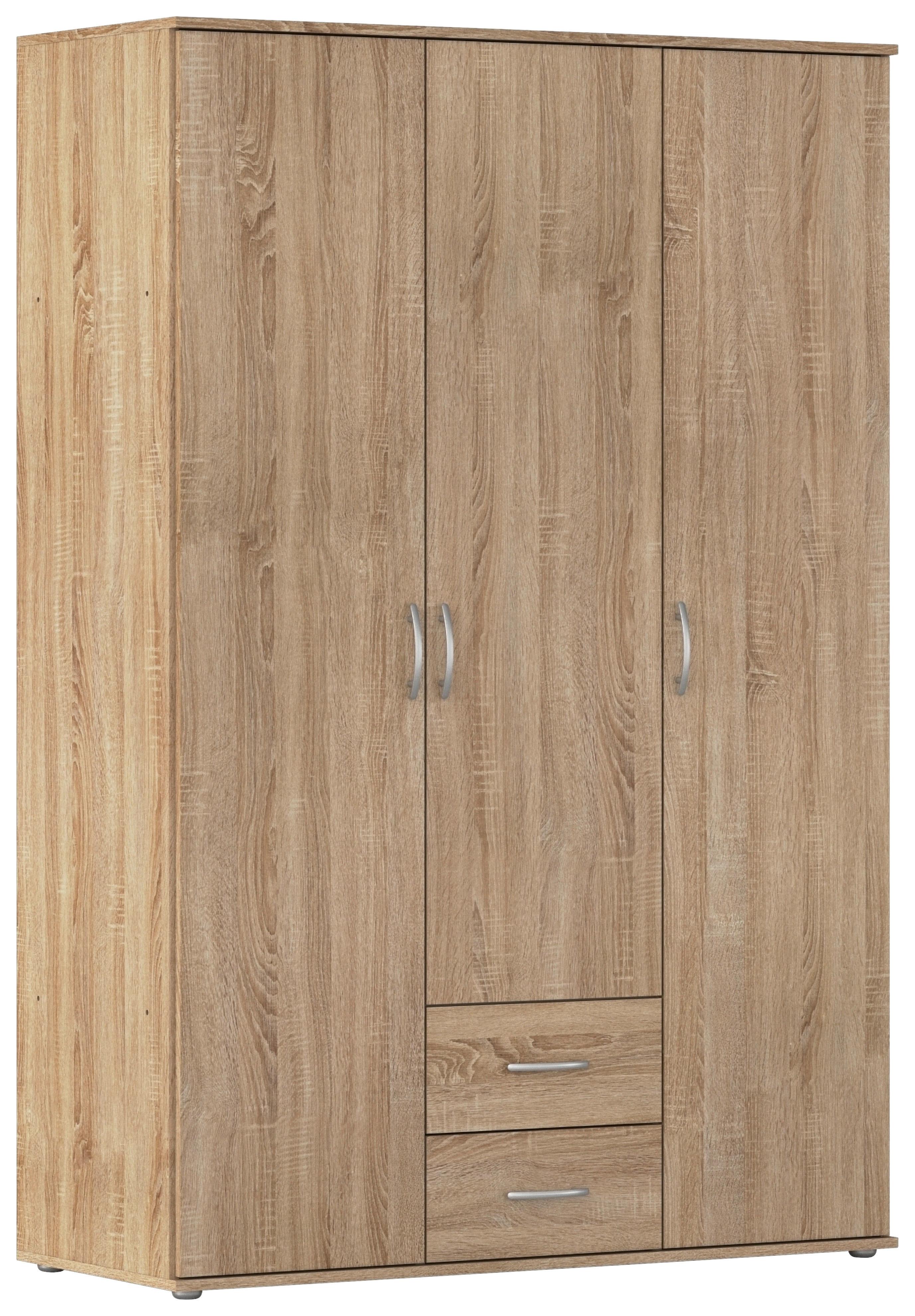 DULAP PAUL - culoare lemn stejar, Konventionell, material pe bază de lemn (127/188/52cm)