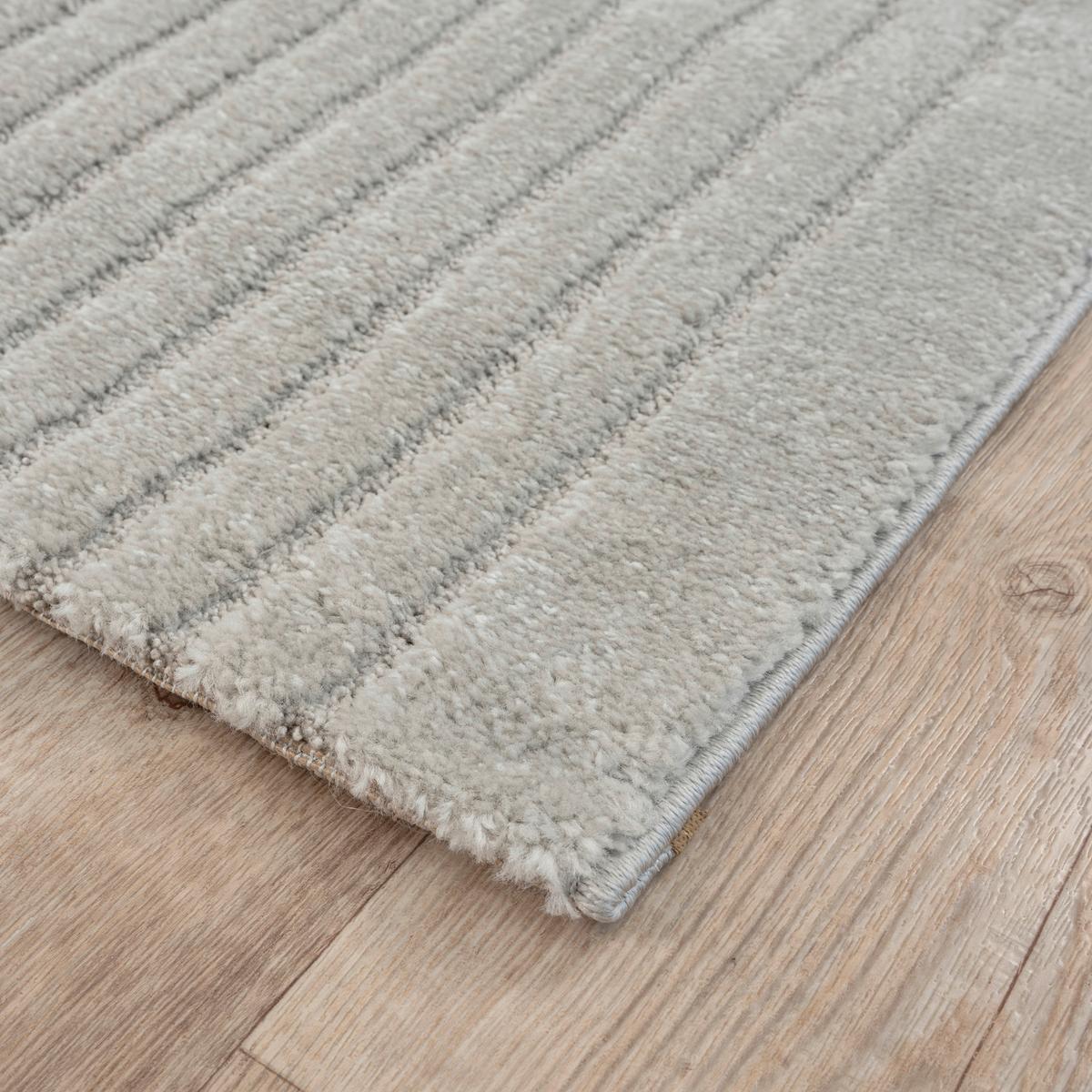 Webteppich Eclipse Grau ca. 160x220cm - Grau, Basics, Textil (160/220cm)