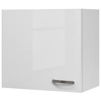 Kuhinjska Zgornja Omarica Alba, Bela, Š. 60 Cm - barve nerjavečega jekla/bela, Moderno, kovina/leseni material (60/54,8/32cm) - FlexWell