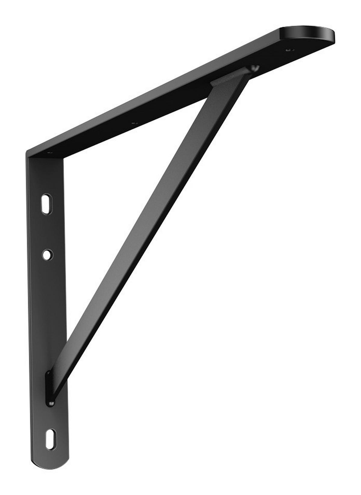 Suport raft Obelix - negru, Modern, metal (30cm) - Modern Living