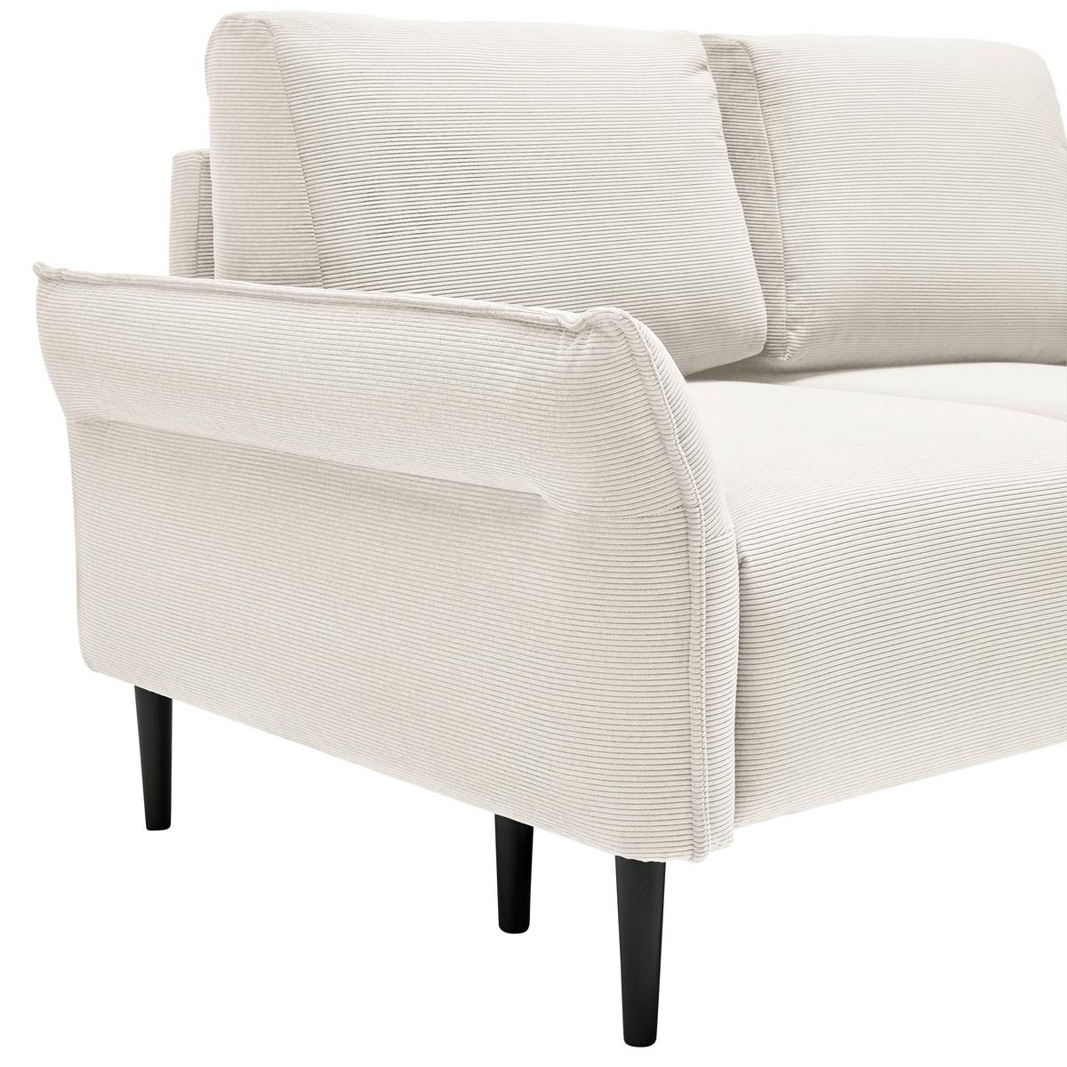 2-Sitzer-Sofa Custom Dunkelgrün - Dunkelgrün/Beige, MODERN, Holz/Textil (150/85/92cm) - Mömax
