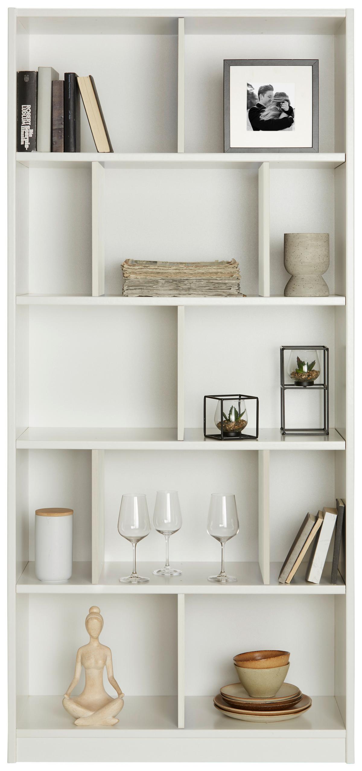 Regal Young - bijela, Konvencionalno, drvni materijal (90/198/38cm) - Modern Living