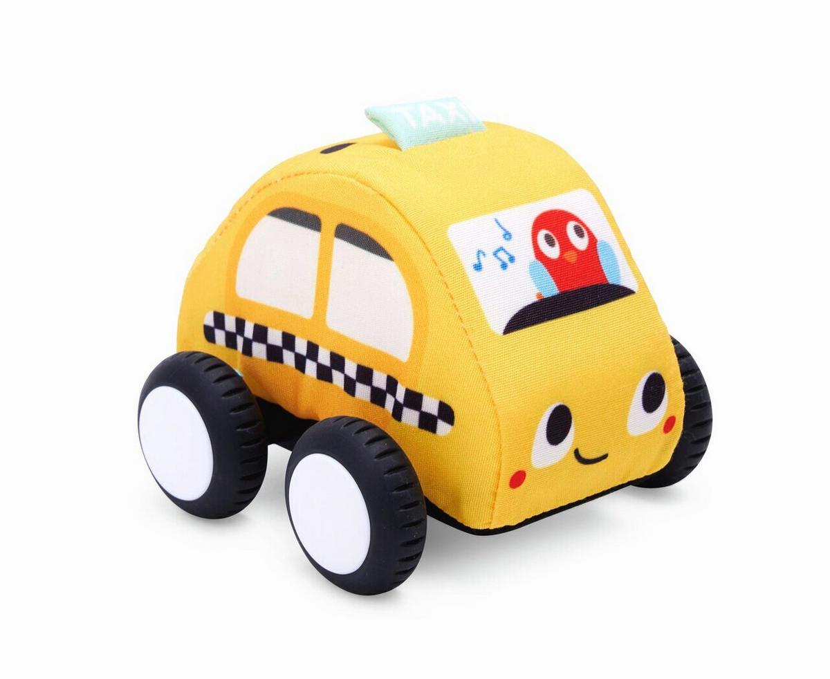 Plüss Játékautó Szett Hape - zsályazöld/kék, Basics, műanyag/textil (38/25/9,5cm) - Hape